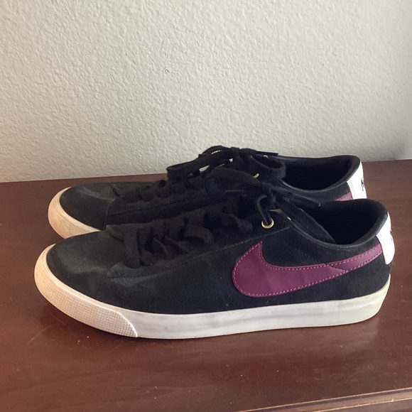 Nike Black Purple Sneakers Shoes Men’s 9.5 Grant Taylor SB Skateboard Low - Picture 5 of 7